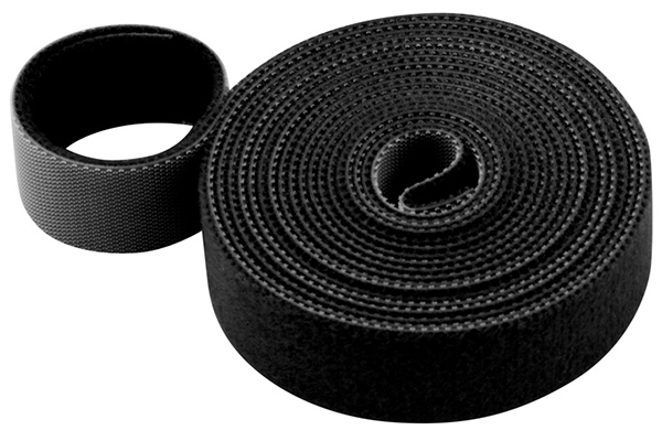 Ruban easy scratch 20mm X 2,5M. Fermeture velcro multi-usage noir