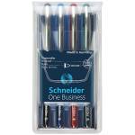 Roller SCHNEIDER – One Business – Pointe 0,6 mm – pochette de 4 assortis