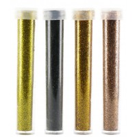 PAILLETTES diamantines tube 3,5 grs or à cuivre x 4 pcs