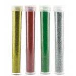 PAILLETTES diamantines tube 3,5 grs or à vert x 4 pcs