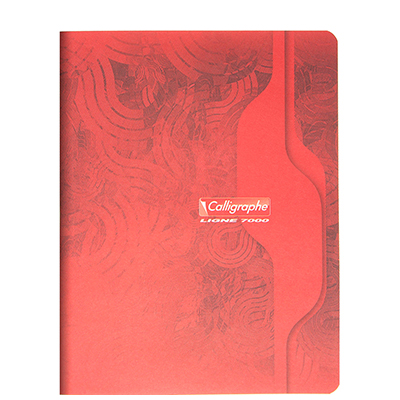 Cahier piqure -Couverture carte offset – 17 x 22 – 70 g – Seyes- 96 pages