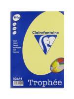 Ramette 50 feuilles papier A4 – TROPHEE 160 g – Canaris