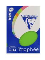 Ramette 50 feuilles papier A4 – TROPHEE- 160 g – Vert menthe